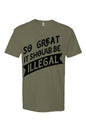Illegal - Mens T Shirt - 6210 