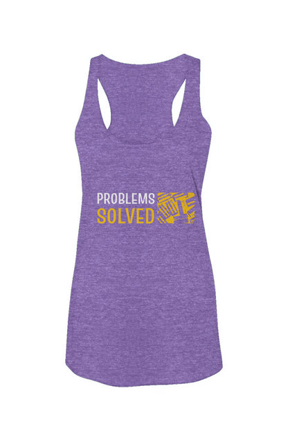 Problems Solved - Racerback Tank - Womens