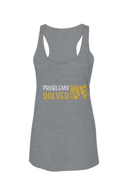 Problems Solved - Racerback Tank - Womens